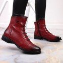 Jezzi W JEZ52G insulated ankle boots with decorations, red (40)