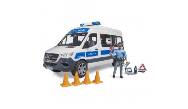 Mercedes-Benz Police Sprinter set with a figure and a light/sound module