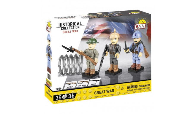 Cobi Blocks Great War 3 figurines 35 blocks