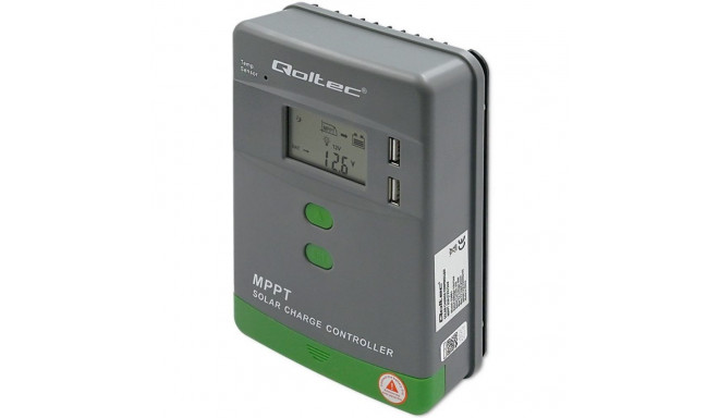 Päikese laadimiskontroller MPPT 20A, 12V 24V, 2xUSB