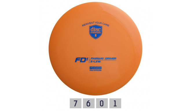 Discgolf DISCMANIA Fairway Driver S-LINE FD1 Orange 7/4/0/2