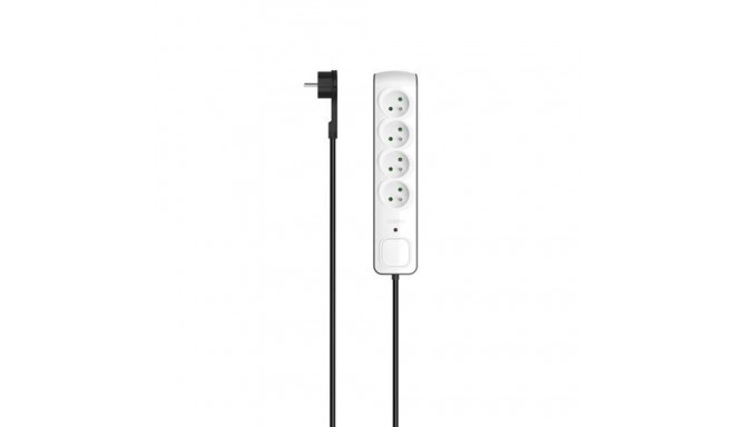 Hama P2223762 surge protector Black, White 4 AC outlet(s) 250 V 3 m