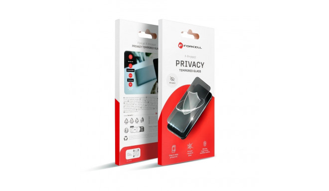 Forcell Privacy Glass - for Iphone X / XS / 11 Pro black