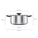 CASSEROLE FF 3L WITH LID 1072316