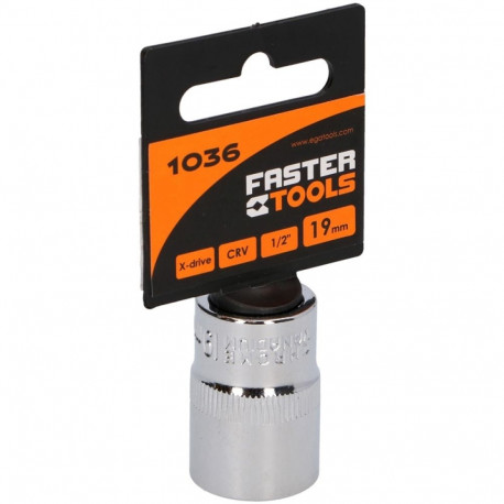 FASTER TOOLS 1/2 kuuskantpadrunid 19