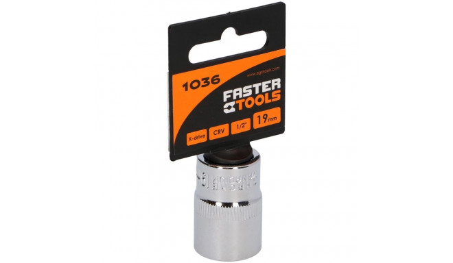 FASTER TOOLS 1/2 kuuskantpadrunid 19