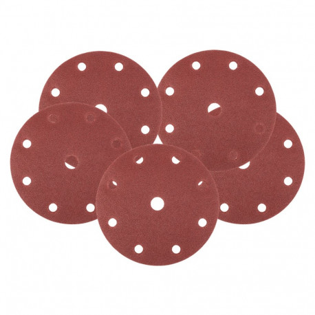 150 mm lihvimiskettad, P120, 5 tk, 9 auguga, 04-721 jaoks (5 tk)