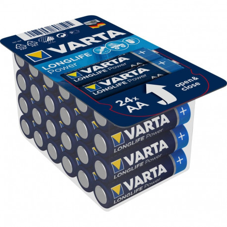 24x patarei R-06 LR6 AA 1,5V alkaalne Varta Longlife Power