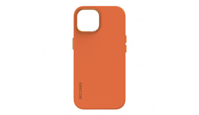 Decoded AntiMicrobial Silicone Backcover iPhone 15 Plus Apricot