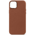 Decoded Leather Backcover for iPhone 15 Plus Tan