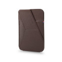 Decoded MagSafe Card Sleeve Stand Brown