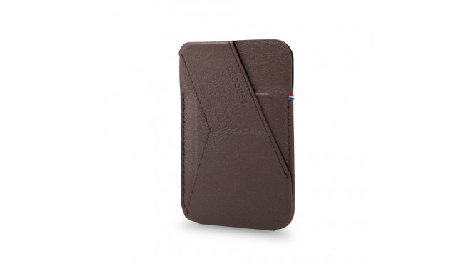 Decoded MagSafe Card Sleeve Stand Brown