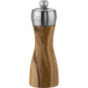 Peugeot Fidji salt mill 15 cm olive wood and stainless steel