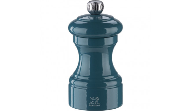 Peugeot Bistro salt mill 10 cm pacific blue lacquered wood