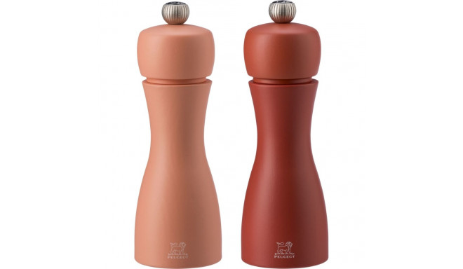 Peugeot Tahiti pepper/salt mill set 2 pieces 15 cm red