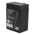 Maintenance-free AGM VRLA Green Cell AGM15 6V 4Ah Battery (for alarm system, cash register, toy)