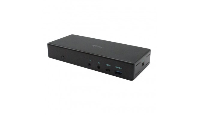I-TEC USB-C Quattro Display dokkimisjaam 2x DP 2x HDMI 1x GLAN 5x USB 3.0 1x USB-C-Data 1x audio 1x 
