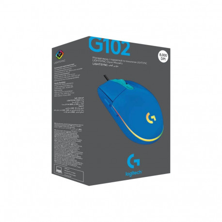Logitech G102 Lightsync sinine EER