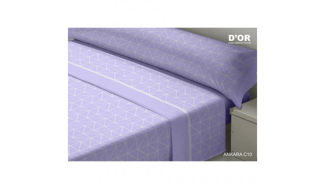 Bedding set D'Or ANKARA Light mauve King size Franela