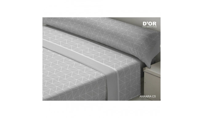 Bedding set D'Or ANKARA Grey King size Franela