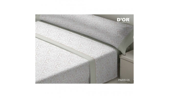 Bedding set D'Or PARIS Grey Single Franela