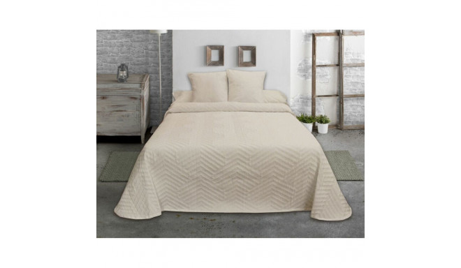 Bedspread (quilt) Hosteline ESPIGA Beige Ivory Single (1 Piece)