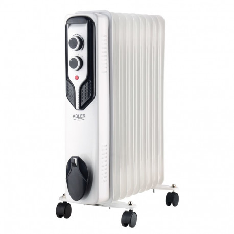 Adler AD 7816 õlitäidisega radiaator 2000 W 3 võimsustaset valge