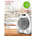 Mesko Heater MS 7719 Fan heater 2000 W White