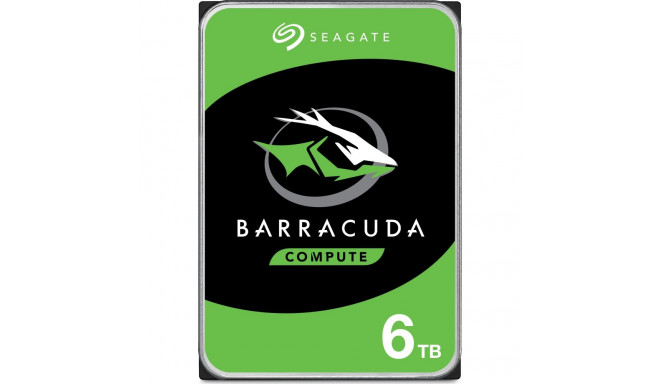 Seagate BarraCuda 6TB 3.5" SATA III kõvaketas (ST6000DM003)