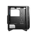MSI MPG GUNGNIR 110R Mid Tower Gaming Computer Case Black  USB 3.2 Gen2 Type C  4x 120mm ARGB Fan  M