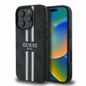 Guess GUHMP16LP4RPSK iPhone 16 Pro 6.3" black/black hardcase 4G Printed Stripes MagSafe