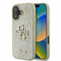 Guess GUHCP16SHG4SGD iPhone 16 6.1" gold/gold hardcase Fixed Glitter Big 4G