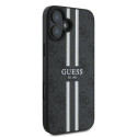 Guess GUHMP16MP4RPSK iPhone 16 Plus 6.7" black/black hardcase 4G Printed Stripes MagSafe