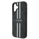 Guess GUHMP16MP4RPSK iPhone 16 Plus 6.7" black/black hardcase 4G Printed Stripes MagSafe