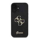 Guess GUHCP16SHG4SGK iPhone 16 6.1" black/black hardcase Fixed Glitter Big 4G