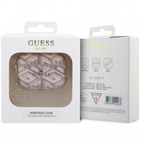 Guess GUAP2PGCE4CP AirPods Pro 2(2022/2023) cover pink GCube Charm