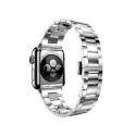 Mercury Metal Apple Watch strap 42/44/45 mm silver/silver