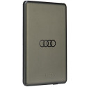 Audi Induction Powerbank 15W 5000mAh gray/gray Big Logo MagSafe AU-MWPB5000-GT/D1-GY