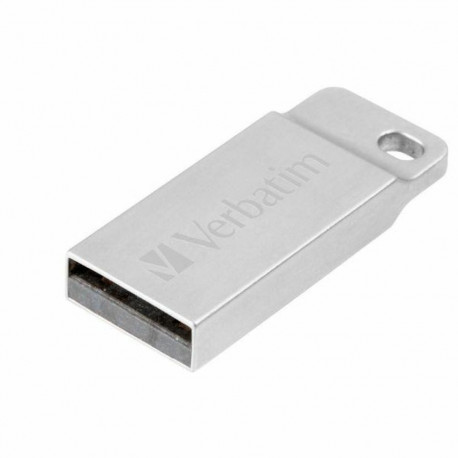 Verbatim USB-A 2.0 Metal Executive Flash Drive 64GB silver 98750