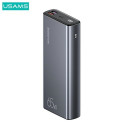 USAMS Powerbank PB59 30000mAh 65W 2xQC3.0+PD Fast Charge black/black CMXLOGTC01 (US-CD165) + USB-C-U
