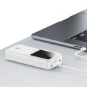 USAMS Powerbank with built-in USB-C+Lightning cables 30000 mAh 20W PD+Qc 3.0 Fast Charge X-chel Seri