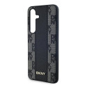 DKNY DKHMS24SPCPVSLK S24 S921 black/black hardcase Leather Checkered Mono Pattern MagSafe