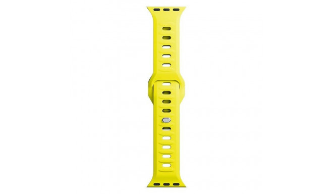 3MK Silicone Watch Strap yellow/yellow for Apple Watch 42/44/45/49mm