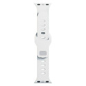 3MK Silicone Watch Strap white/white for Apple Watch 42/44/45/49mm