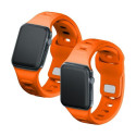 3MK Silicone Watch Strap orange/orange for Apple Watch 42/44/45/49mm