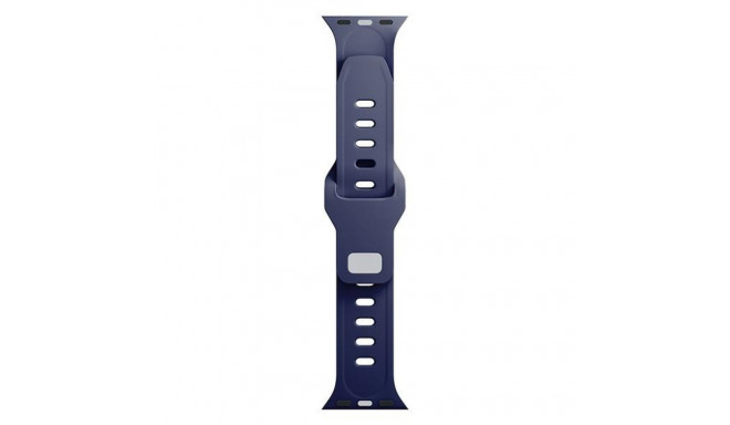 3MK Silicone Watch Strap navy blue/ocean blue for Apple Watch 42/44/45/49mm