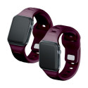 3MK Silicone Watch Strap dark purple /mulberry for Apple Watch 42/44/45/49mm