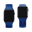 3MK Silicone Watch Strap Blue/Blue for Apple Watch 42/44/45/49mm