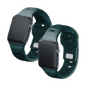 3MK Silicone Watch Strap green/evergreen for Apple Watch 42/44/45/49mm