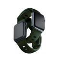 3MK Silicone Watch Strap Dark Green/Dark Green for Apple Watch 42/44/45/49mm